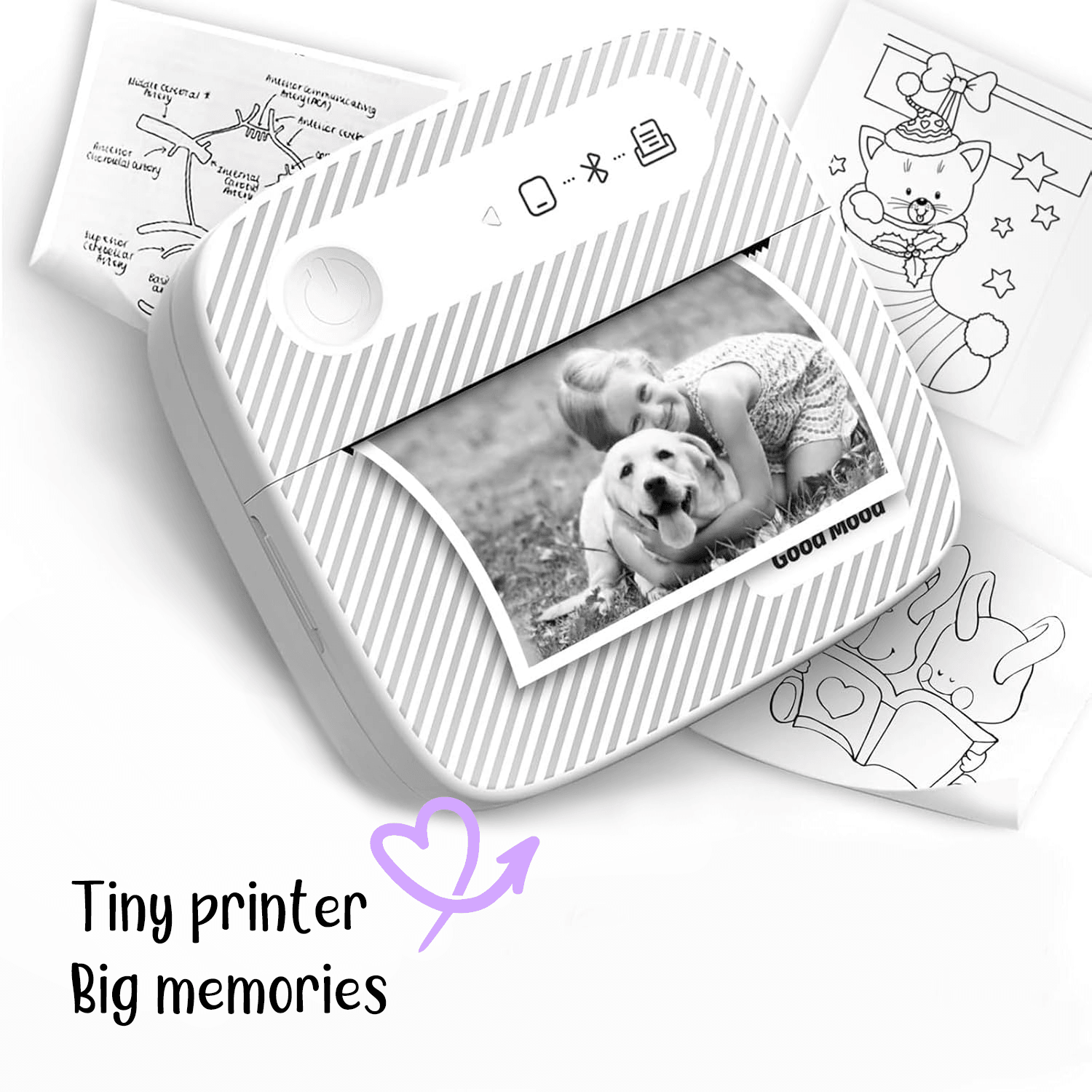 Portable Mini Label Printer