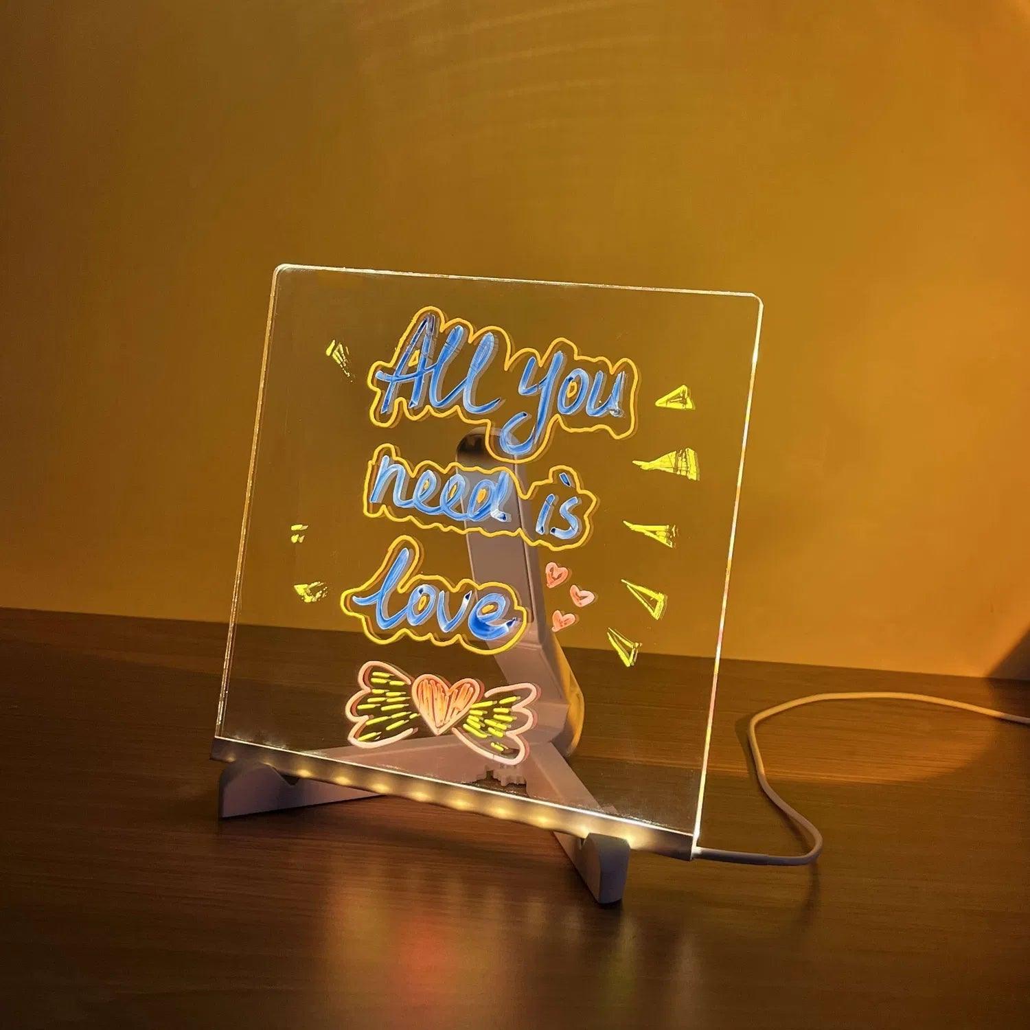 Luminous Note Board